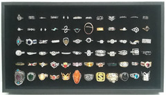 Wholesale Lot of 72 Rings Various Shapes and Sizes Men – Women Display Tray NWOT