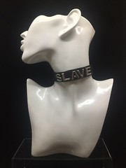Bondage Necklace Collar Neck Cuff Choker Sexy Fetish Club Masquerade BDSM Slave