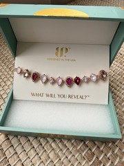 Bomb Party Jewel Candy Bracelet BR90480 Passport Stamped Tahiti Paradise Rose RG