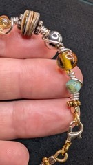 Statement Stylish Mixed Beaded Wire Wrapped (18cm) M Wrist