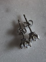 Fantasy Yellow Colored Moissanite Studs GRA Certificate