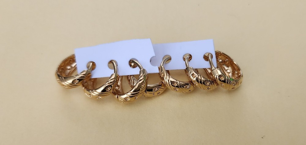 Earring Set Gold Plated