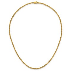 1/20 14K Gold Filled 2.5mm Solid Ropa Chain Necklace