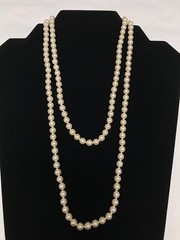 One Piece Artificial Pearl Necklace – 38” Inches – High Quality