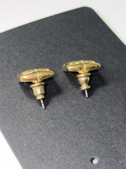 Givenchy Square 4G Logo Gold Plated Earrings