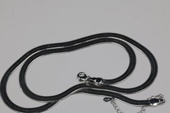 Sterling Silver Herringbone Snake Chain Necklace 925 Flat 16-18″ 10g