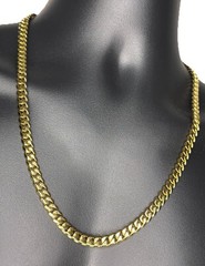 Men’s 14K Gold Filled Miami Cuban Link Chain, 8mm, 20”