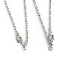 NEW 100% Authentic PANDORA 925 Sterling Silver Ball Chain Necklace 394452C00