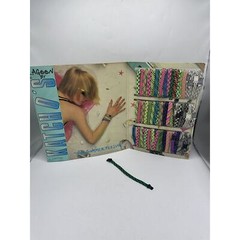 Vintage Katcho’s Bracelet Adult Unisex Surf Skate Braided Wrap Green / Black