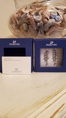 NEW Swan Signed SWAROVSKI Rumor Earrings – #1145703 long dangle cluster balls