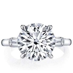 Sterling Silver 925 Plated 4 Carat CZ Round Eternity Wedding Band Ring