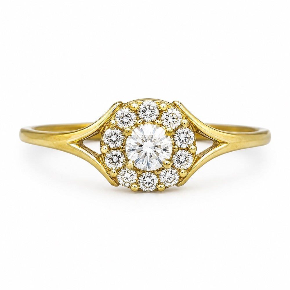 10Kt yellow Gold Ring size 7 weight- 1.7gm #71991