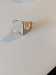 bomb party mental health awareness ring size 6/ rose gold