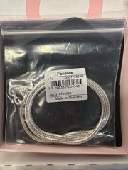 Authentic Pandora Heart Closure Snake Chain Necklace 45cm 17.7″ S925 393377C00