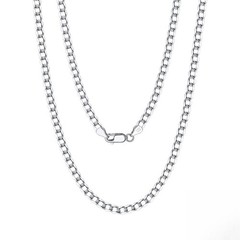 925 Silver Plated Chain Necklace, Multi-Style, Lengths, Layering, Gift for Women