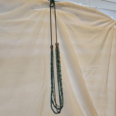 Sonoma turquoise bead necklace. 38 inches.