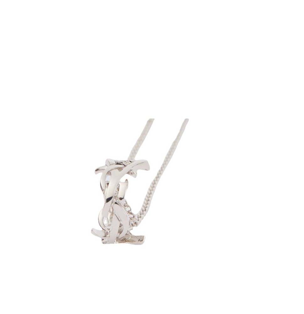 NIB Authentic Saint Laurent Casandre Twist Pendant Necklace