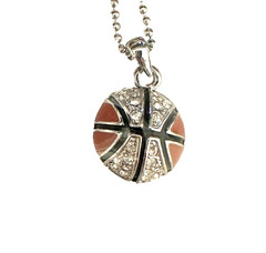 New 20pcs Crystal Charm Pendant Necklaces #136 Fairy Monkey Basketball Snail Bow