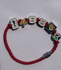 Official FIFA World Cup 2026 BofA Fan Band Red Bracelet Mexico FIFA – size large
