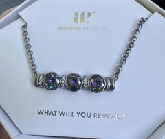 Bomb Party June 2025 Bar Necklace Alexandrite Hematite Lost in Your Love