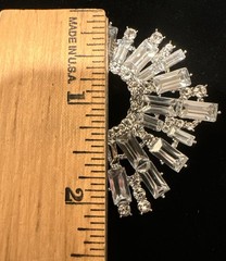 Sun Stone Burst Crystal Statement Earrings Silver-Tone 8 Other Reasons Style