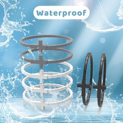 YalsFTY 7 Pcs Silicone Jesus Bracelets Cross Bracelet (3 colors)