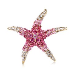 Fashion Starfish Brooch Pins Men Women Creative Corsage Animal Brooches Jewelry