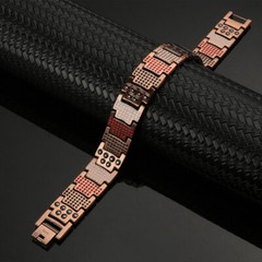 Gorgeous Pure Copper Magnetic Bracelet Men Women Arthritis Pain Relief Energy RX