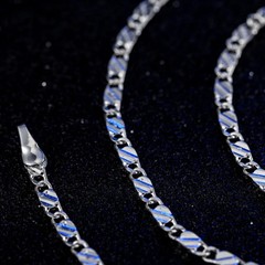 40-75CM 925 Sterling Silver 2mm Charm Chain Necklace Women Man Fashion Jewelry