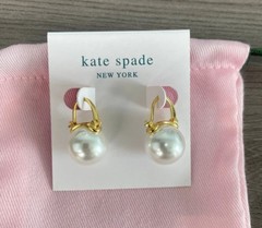 Kate Spade Pearl Huggies Earrings