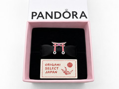 PANDORA Torii Gate Charm Japan Shrine Sterling Silver Travel Charm