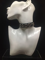 Daddys Necklace Collar Neck Cuff Choker Sexy Fetish Bondage Masquerade BDSM ***