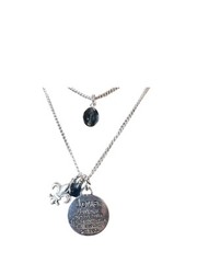 Stephan & Co Women’s Double Layered Love Charm Necklace NWT