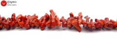 50-70mm Branch Natural Red Coral Necklace for Women Jewelry Long Necklace 18″