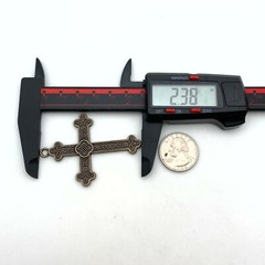 Bronze Colored Base Metal Cross Pendant (Available In 2 Options) (MC22)