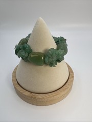 Adventurine Chunk Chip Bracelet Stretch Size 6.5”