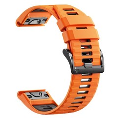 Quickfit 26mm Watch Band Silicone Sports Garmin Fenix 8 26mm 7X 6X 5X Bands