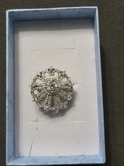 Estate – Silver Tone – Fashion Floral Statement Ring – Item 299