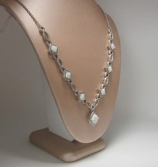 Fun and Fourthy! Lab Opal Necklace 18″