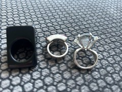 3 RETRO STATEMENT RINGS ONE PILGRIM AND TWO OTHERS
