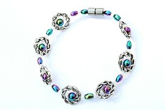 Rainbow Magnetic Hematite Anklet Necklace Bracelet All Ages LOVE THIS