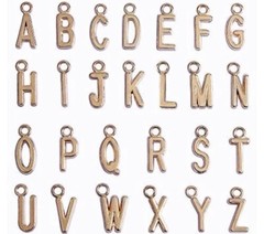 Brown Bubble Tea Boba Personalised Necklace Alphabet Initials & Birthstone
