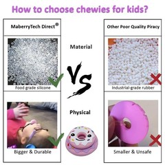 Versatile Donut Shaped Chew Necklace for Anxiety Relief – Perfect for All Ages
