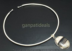 1pcs Botswana Choker Pandant Necklace Set Beautiful Flexible & Easy to Wear