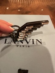 Lanvin Crystal Statement Eagle Oversized Cocktail Ring In Box With Tags Size 55