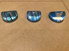 Coloured Dome Lucite Plastic Resin Ring with Different Designs – Retro 80’s NEW