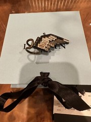 Lanvin Crystal Statement Eagle Oversized Cocktail Ring In Box With Tags Size 55