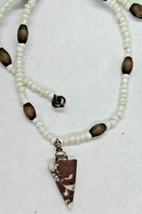 Native American-Inspired Arrowhead Pendant Necklace – Details Below