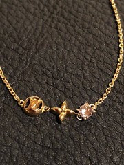 LOUIS VUITTON Bracelet Bangle AUTH LV Rare Brasserie Petit Louis M00374 F/S LB15