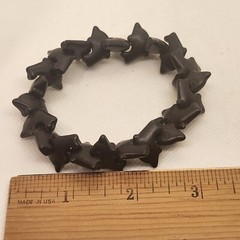 Black Stone Dolphin Bracelet